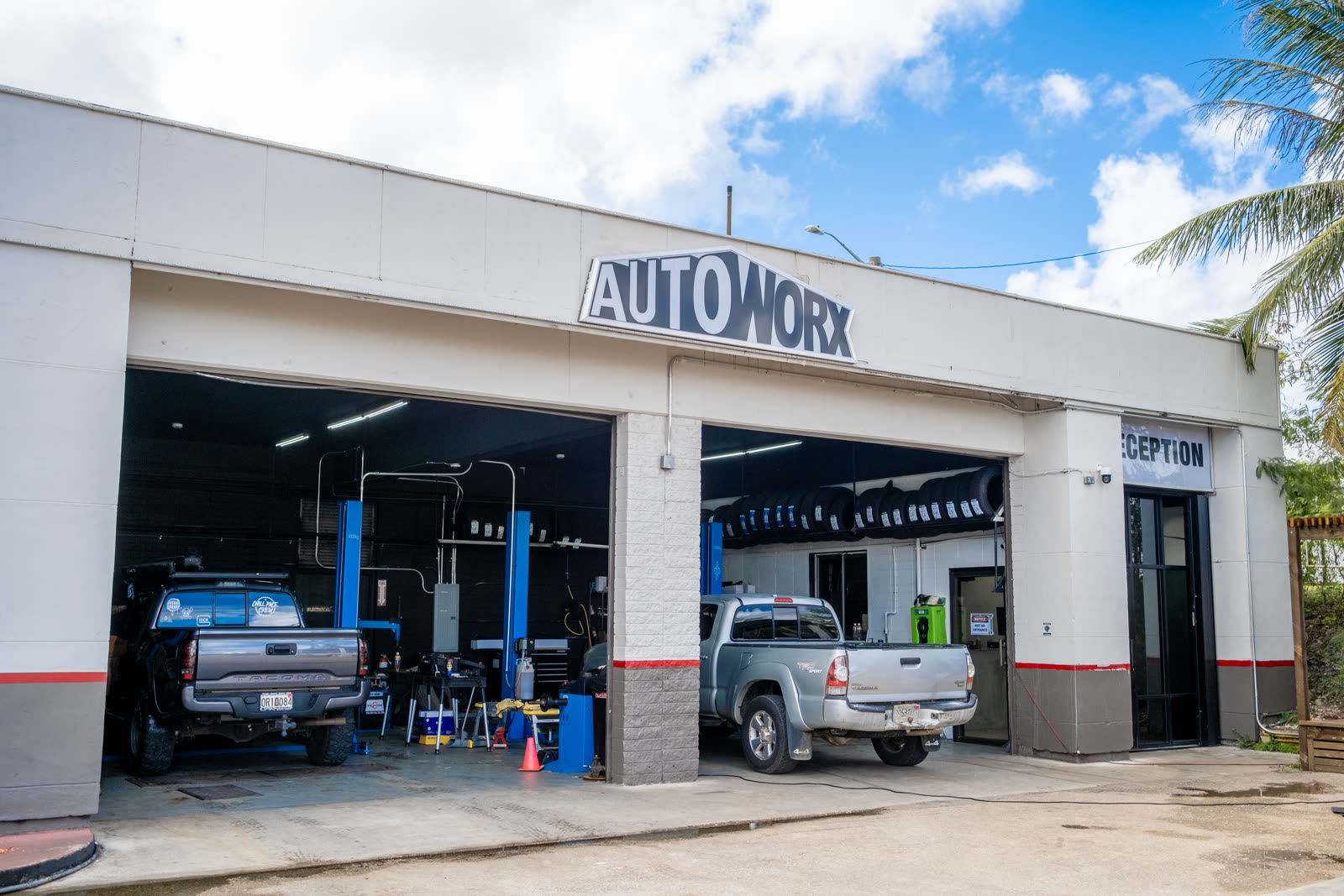 AutoWorx service shop on Guam